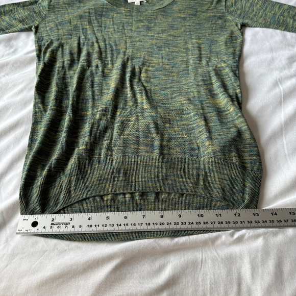 Wilfred 3/4 Sleeve Women's Lightweight Sweater Top Green XS Crewneck 20% Linen - Picture 10 of 11